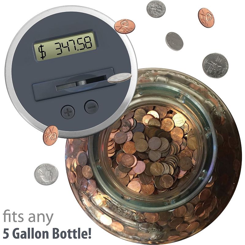 Digital Energy® Digital Bottle-Top Coin Counter, 5 of 11