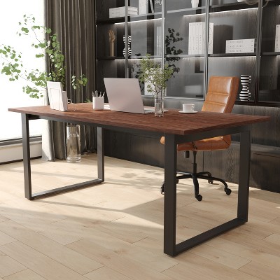 Emma And Oliver 72x36 Dining Or Gaming Table With Double Sided Laminate ...