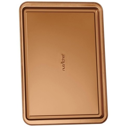 Baking Pan Cookie Baking Tray-Gold