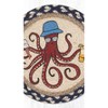 Earth Rugs Octopus Garden Printed Round Trivet – 10" Coastal Kitchen Accent - 3 of 3