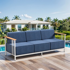 Gymojoy Outdoor Sofa Funiture with Thick Cushion for Garden Yard - 1 of 4