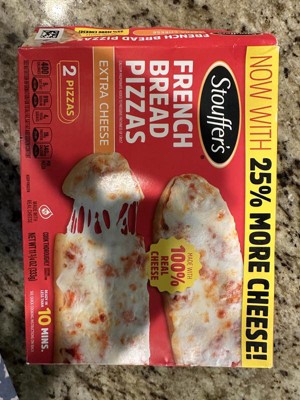 Stouffer's Frozen Extra Cheese French Bread Pizza - 11.75oz : Target