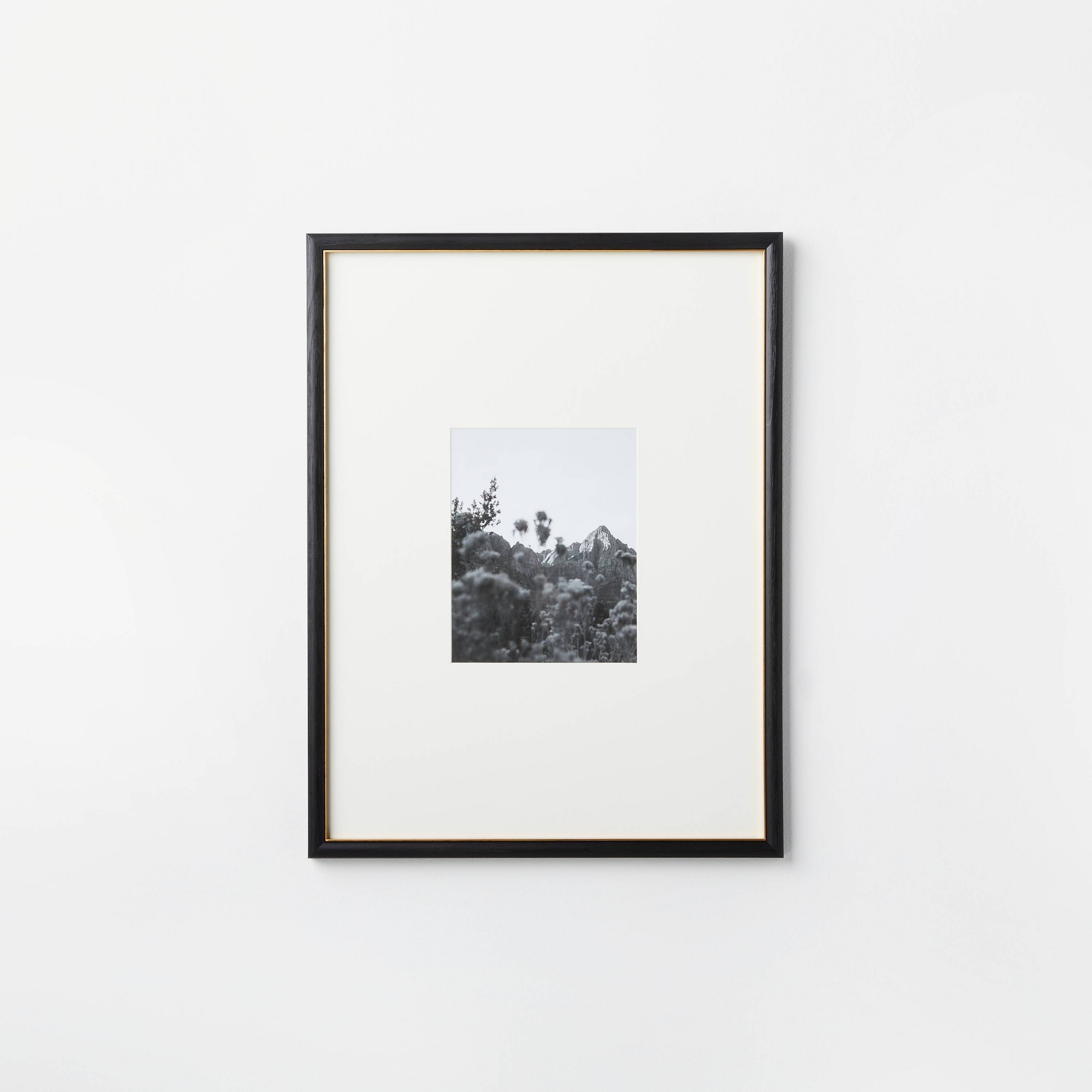 8"x10" Gallery Wall Frame Black/Brass - Threshold™ designed with Studio McGee