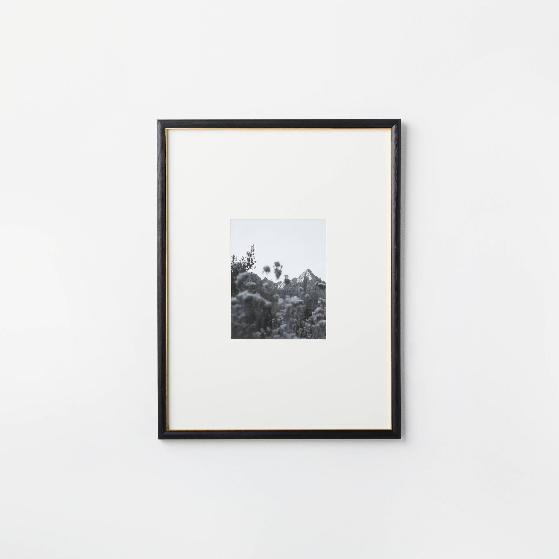 8"x10" Gallery Wall Frame Black/Brass - Threshold™ designed with Studio McGee