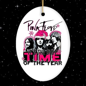 It’s the Best Time of the Year Psychedelic Rock n Roll Christmas Ornament, Classic Rockstar Theme| OrnamentallyYou - 1 of 4