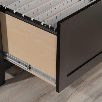 Estate Black 2-Drawer Legal Size Lateral File Cabinet