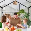 8X14 FT Polycarbonate Greenhouses with Sliding Door and Adjustable Vent Window, Greenhouses for Outdoors - 4 of 4