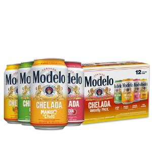 Modelo Chelada Variety Pack Flavored Beer - 12 fl oz/12pk Cans - 1 of 4