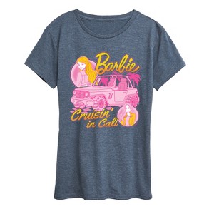 Women's - Barbie - Cruisin In Cali Short Sleeve Graphic T-Shirt - 1 of 4