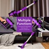 Costway Cordless Stick Vacuum Cleaner 3-in-1 Handheld Vacuum Cleaner Purple\Blue - 4 of 4