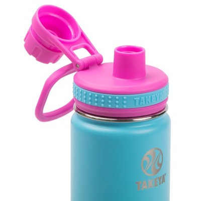 Takeya 14oz Actives Insulated Stainless Steel Water Bottle With Straw Lid :  Target