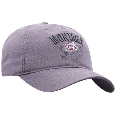 NCAA Montana Grizzlies Men's Skill Gray Garment Washed Canvas Hat