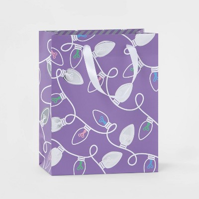 Lights Cub Gift Bag Purple - Wondershop™