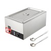 Commercial Portable Steam Table Food Warmer 120V 1200W for Catering, Restaurants, Large - 2 of 4