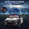 12V Kids Police Ride-On Car, Remote Control Electric Toy with LED Lights, Music, Horn & Safety Belt - 4 of 4