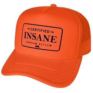 Batman Batman Certified Insane Foam Trucker Cap Orange - 1 of 4