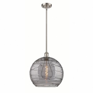 Athens Deco Swirl - 1 Light Pendant In Industrial Style-14.88 Inches Tall and 13.75 Inches Wide - 1 of 1