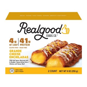 Real Good Gluten Free Frozen Grande Cheese Enchiladas - 9oz - 1 of 4