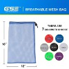 GSE 12x18" Mesh Drawstring Bag with Lock for Baseball, Softball, Tennis, Pickleball Ball, Golf Ball, Beach, Laundry - image 3 of 4