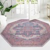 Unique Loom Nostalgia Ella Floral Washable Indoor Flatweave Woven Area Rug - 3 of 3