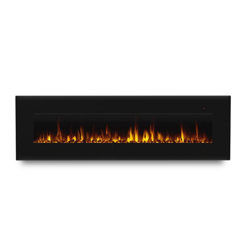Real Flame 72&#34; Corretto Wall Hung Electric Fireplace Black, 5 of 11