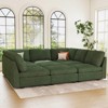 Belffin 9-Seater Sleeper Sectional - Convertible Cloud Couch with Plush Corduroy & All-Module Storage - 3 of 4