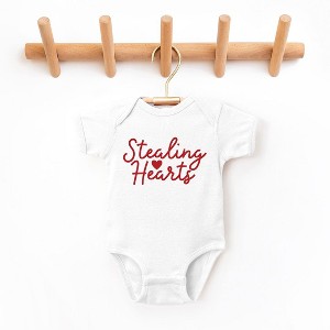 The Juniper Shop Stealing Hearts Cursive Baby Bodysuit - 1 of 2