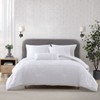 City Scene Solid Microfiber White King Duvet Cover Bonus Set - 2 of 4