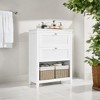 Versatile Storage Cabinet with Adjustable Dividers, Baskets, and Drawers - Stylish Organization Solution - 3 of 3