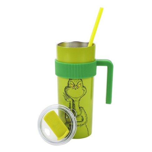 The Grinch Character & Logo Green 20 Oz Stainless Steel Water Bottle - image 1 of 4