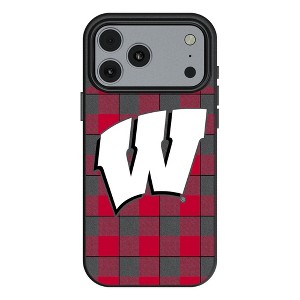 NCAA Big Ten Universities Plaid MagSafe Compatible Cell Phone Case for Apple iPhone 17 Series - 1 of 4