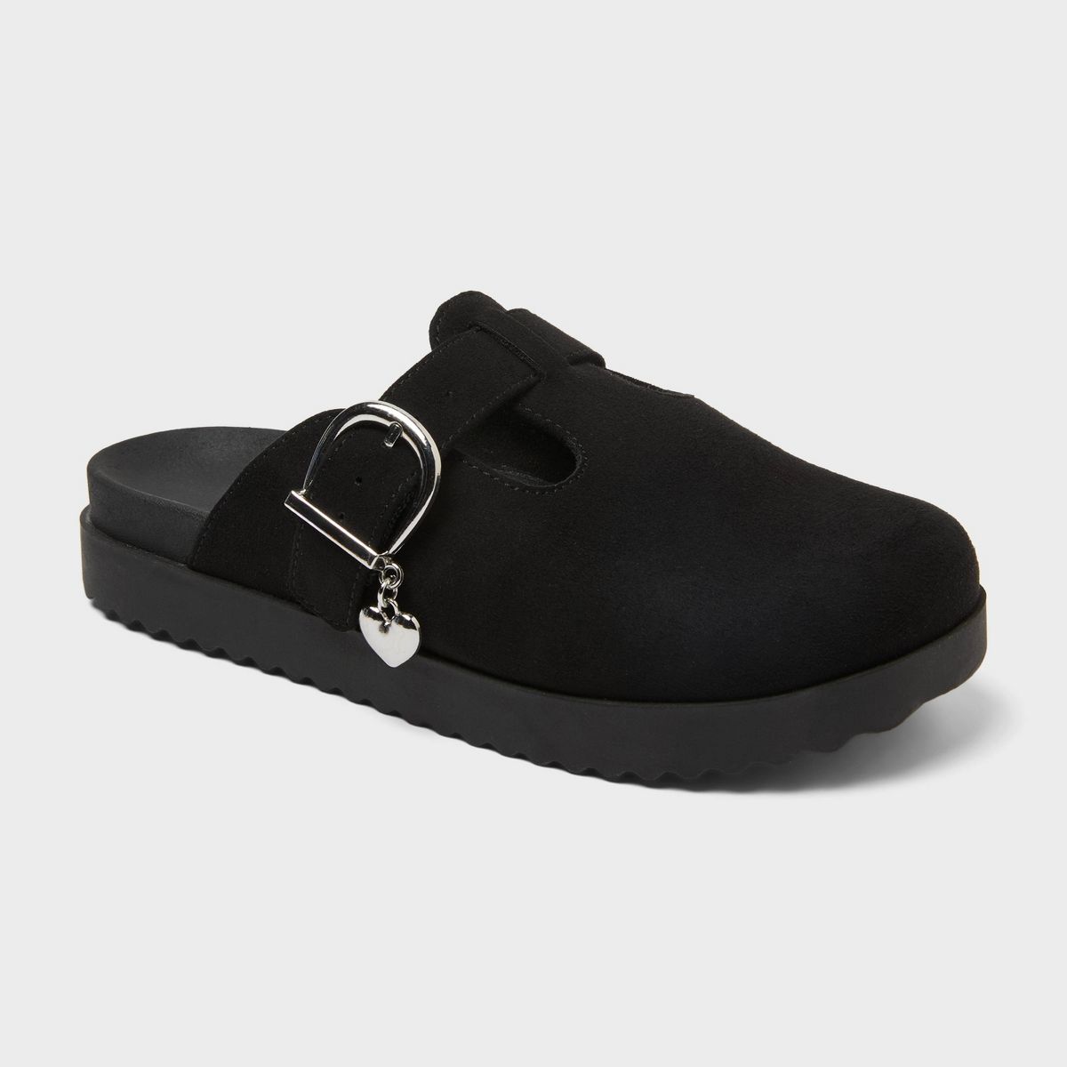 Kids' Deandre T-Strap Clogs - Cat & Jack™ Black