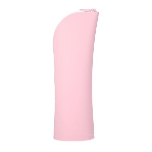 Unique Bargains Portable Stand-Up Silicone Travel Makeup Brush Bag 1 Pc - 1 of 4