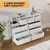 9 Drawers Dresser for Bedroom, Fabric Chest of Drawers with Storage Drawers for Entryway, Closet, Living Room - 3 of 4