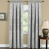 Kate Aurora 5 Pc. Damask Thermal Blackout Rod Pocket Window Curtains & Valances Set - 2 of 3