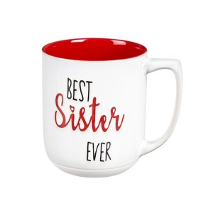 Evergreen Ceramic Cup, 14 OZ, Best Sister Ever - 1 of 1