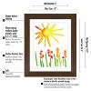 Americanflat 10x12.5 Kids Artwork Picture Frame in Walnut- Displays 8.5x11" With Mat and 10x12.5" Without Mat -  2 Pack - 2 of 4
