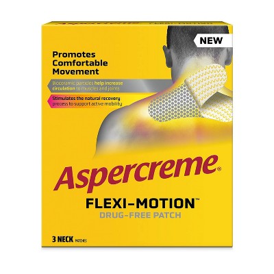 Aspercreme Flexi-Motion Drug Free Neck Patches - 3ct