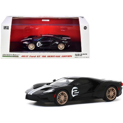 2017 Ford GT #2 '66 Heritage Ed. Black (First Legally Resold 2017 Ford GT) "Barrett-Jackson Auction" Las Vegas (2019) 1/43 Diecast Model by Greenlight