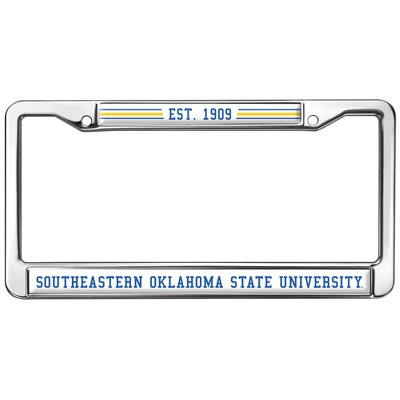 Southeastern Oklahoma State University Full Size Standard License Plate Metal Frame
