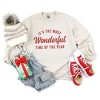 Simply Sage Market Women's Graphic Sweatshirt It's The Most Wonderful Time Of The Year - 3 of 4