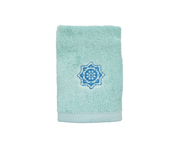 3pc Kaleidoscope Bath Towel Sets Teal - Allure Home Creation