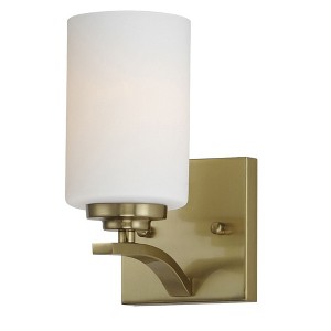 Maxim Lighting Deven 1 - Light Wall Light in  Satin Brass - 1 of 3