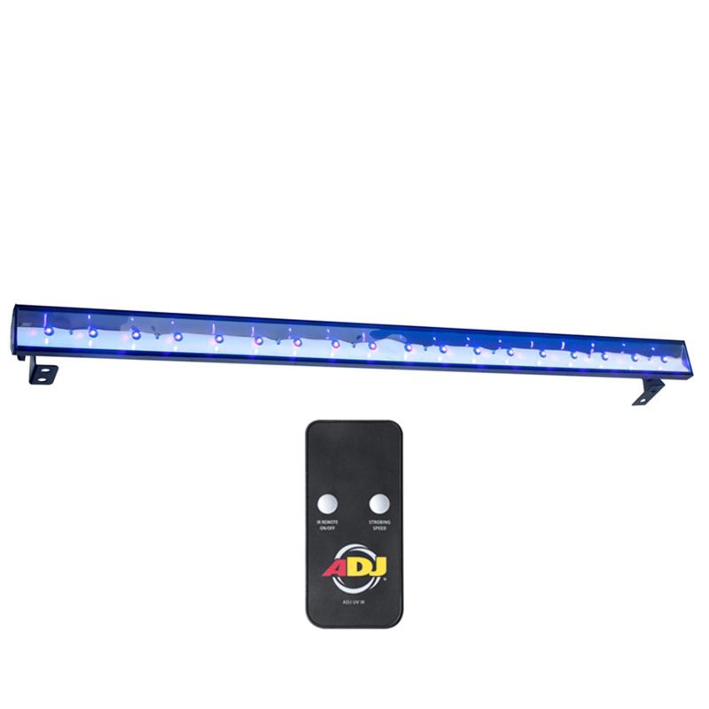American DJ Eco UV Bar Plus IR Ultraviolet LED Black Light Fixture w/Remote (3), 2 of 7