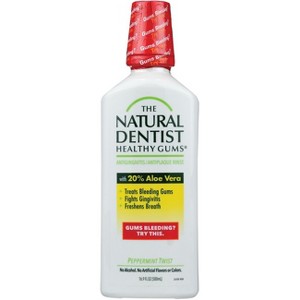 Natural Dentist Healthy Gums Antigingivitis Antiplaque Rinse - Peppermint Twist 16.9 fl oz Liq - 1 of 2