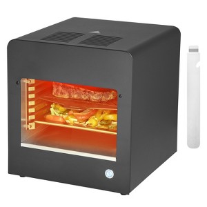 VEVOR Electric Steak Grill, 1800W Smokeless Infrared Electric Broiler, 1450°F Stainless Steel Steak Cooker with 6-Tier Adjustable Rack, Black - 1 of 4