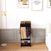 Portable Garment Rack,Clothes Rack With Storage, 43 Inch Hight Clothes Hanging Rack-Cuddlewood - 3 of 4