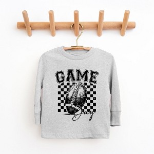 The Juniper Shop Retro Football Game Day Youth Long Sleeve Tee - 1 of 3
