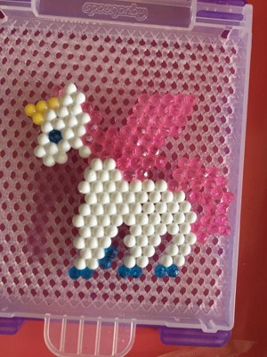  AquaBeads Magical Unicorn Party Pack, Complete Arts & Crafts  Bead Kit for Children - Over 2,500 Beads, Bead Stands, Play mat and Display  Stand : Toys & Games