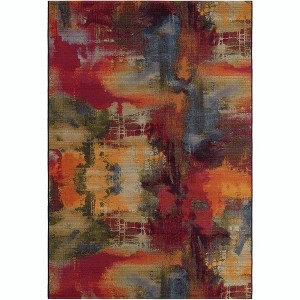 Unique Loom    Outdoor Modern Azera Area Rug - 1 of 4